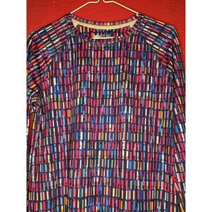 Reel Legends Multicolor Geometric‎ Print Long Sleeve Top